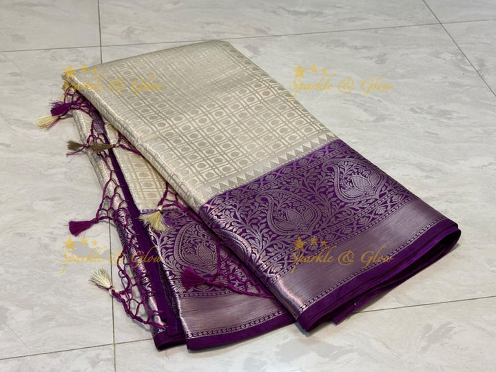 Elegant Banarasi Saree in Tissue Organza - New Arrival