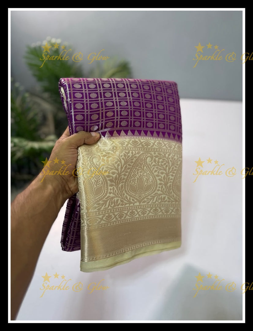 Elegant Banarasi Saree in Tissue Organza - New Arrival