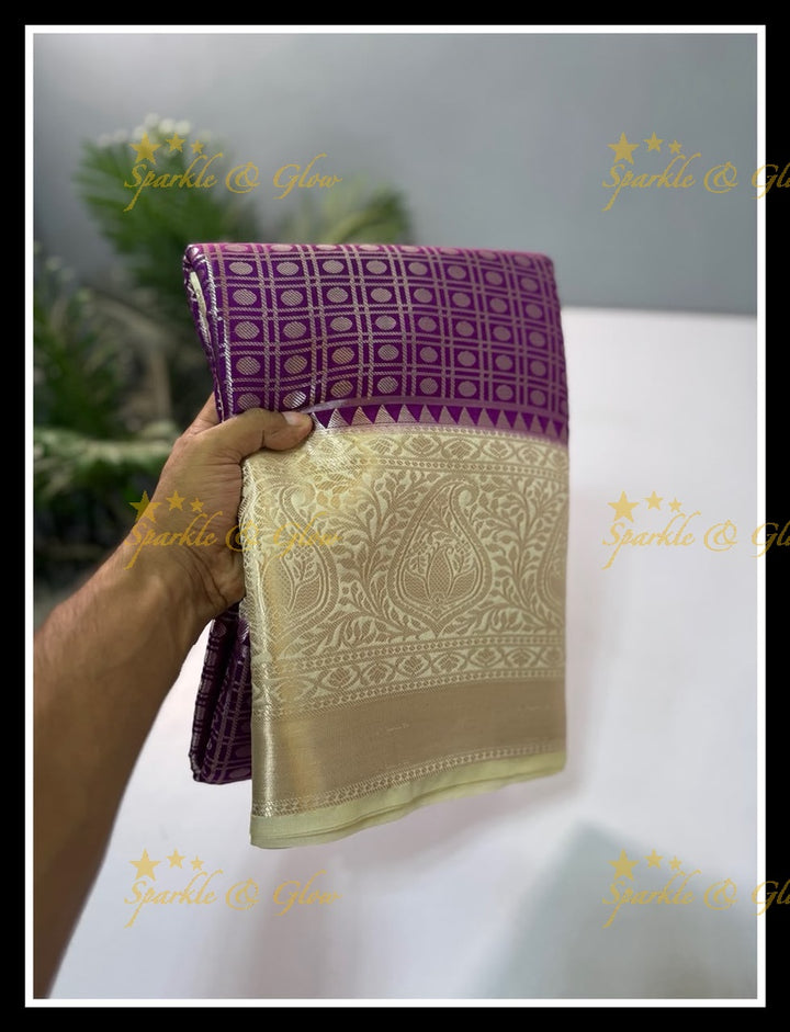 Elegant Banarasi Saree in Tissue Organza - New Arrival