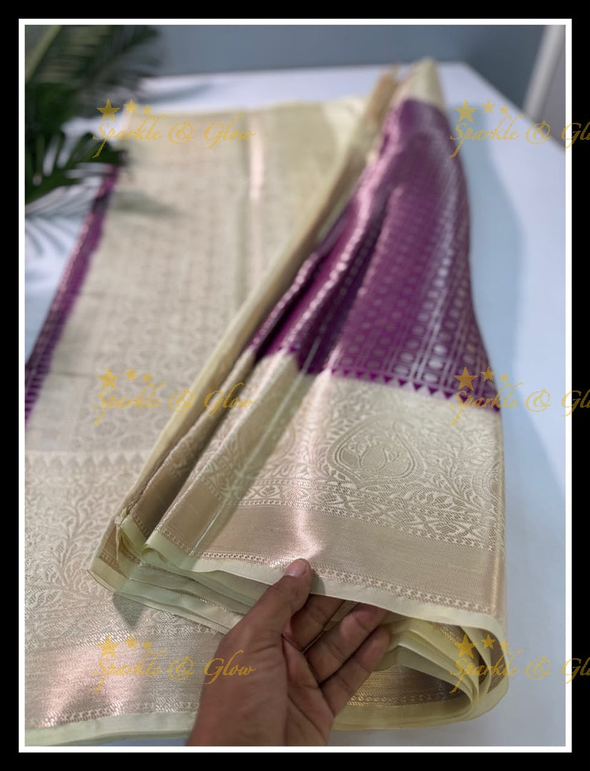 Elegant Banarasi Saree in Tissue Organza - New Arrival