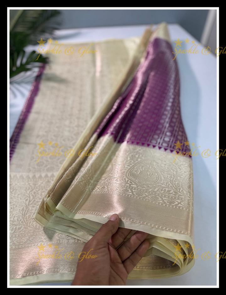Elegant Banarasi Saree in Tissue Organza - New Arrival