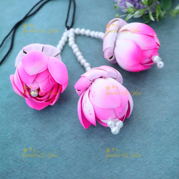 Elegant Lotus Hair Clips for Special Occasions