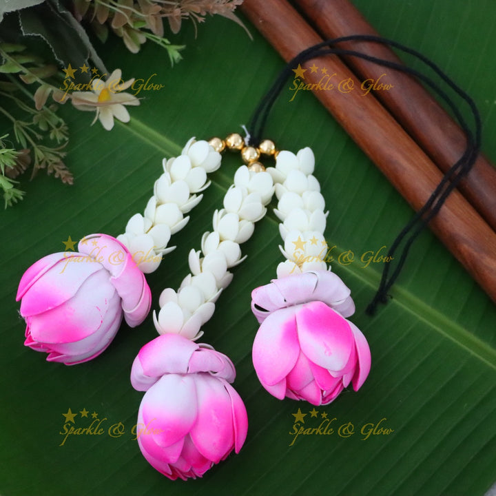 Exquisite Lotus Hair Ornament for Wedding & Festive Wear
