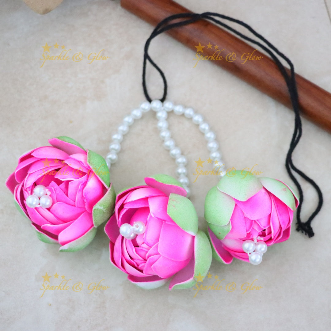 Exquisite Lotus Blossom Hair Accessories - Sparkle & Glow