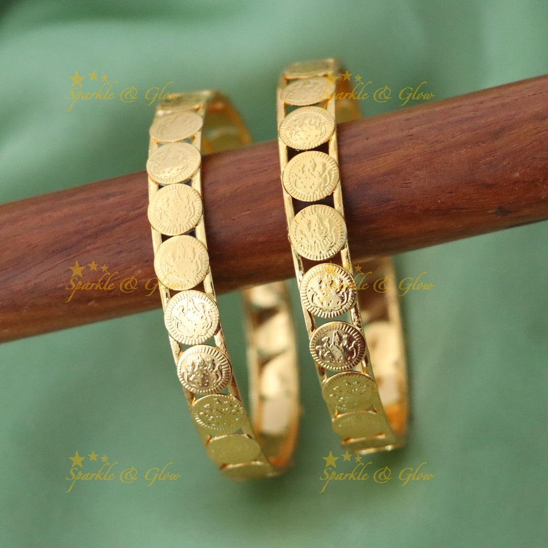 Kerala Gold Coin Bangles for Timeless Tradition