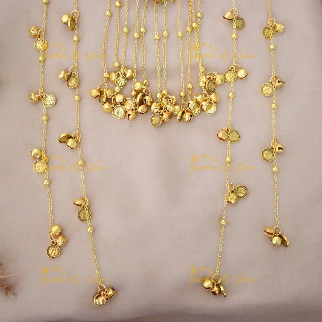 Exquisite Bridal Hair Chain - Traditional Elegance