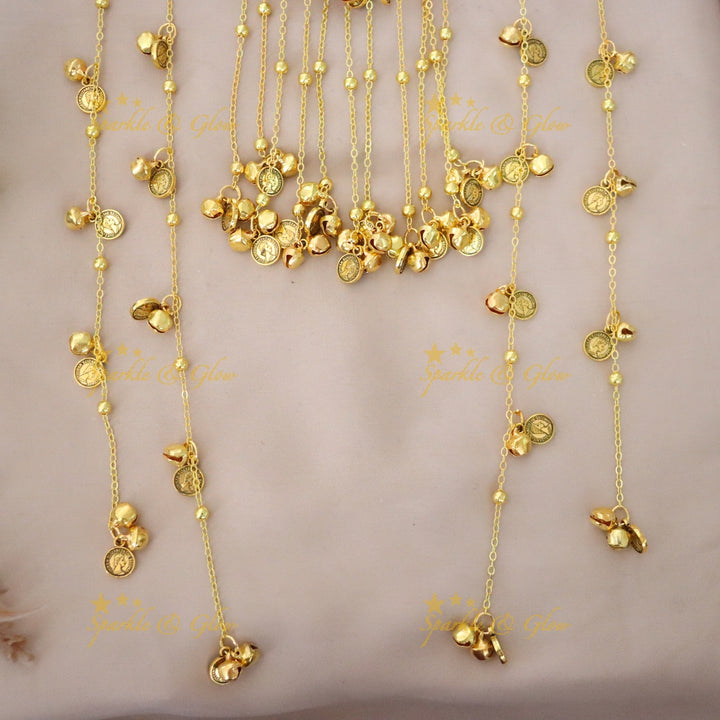 Exquisite Bridal Hair Chain - Traditional Elegance
