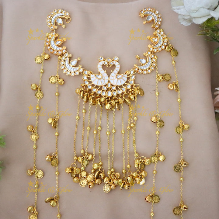 Exquisite Bridal Hair Chain - Traditional Elegance