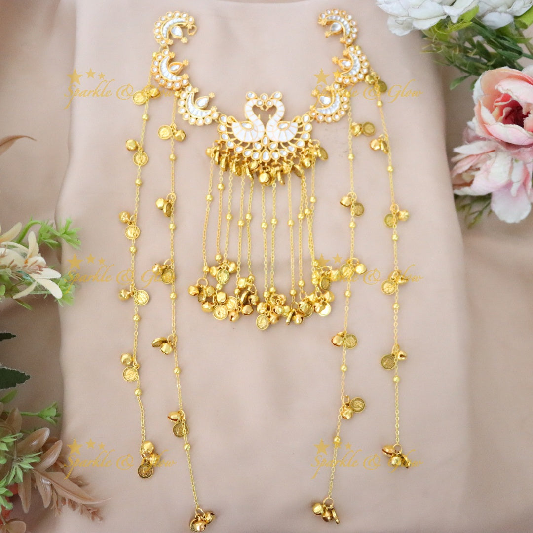 Exquisite Bridal Hair Chain - Traditional Elegance