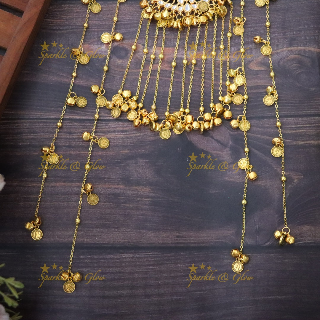 Exquisite Bridal Hair Chain - Traditional Elegance