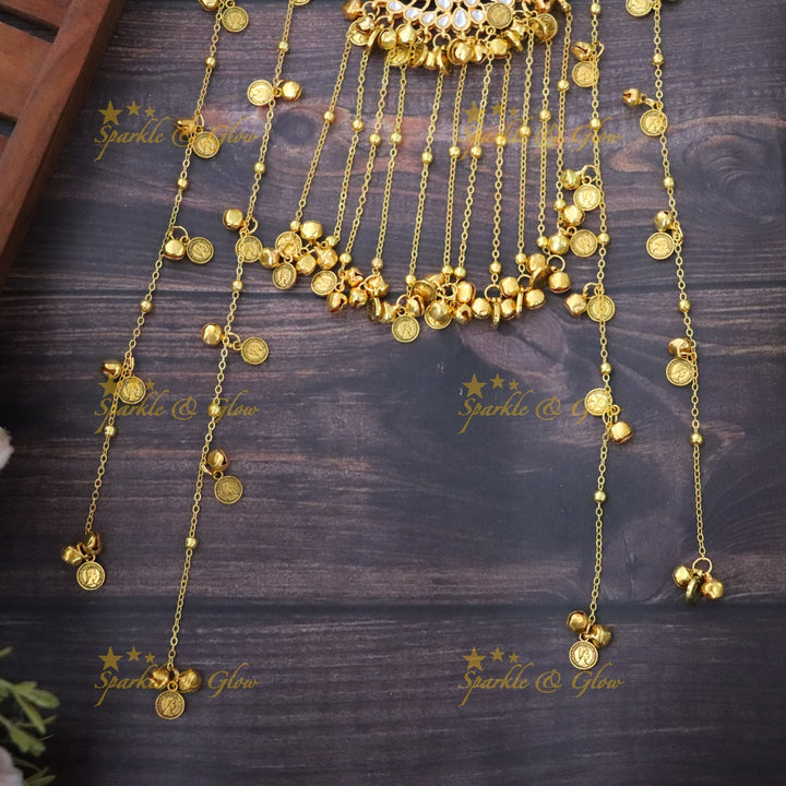 Exquisite Bridal Hair Chain - Traditional Elegance