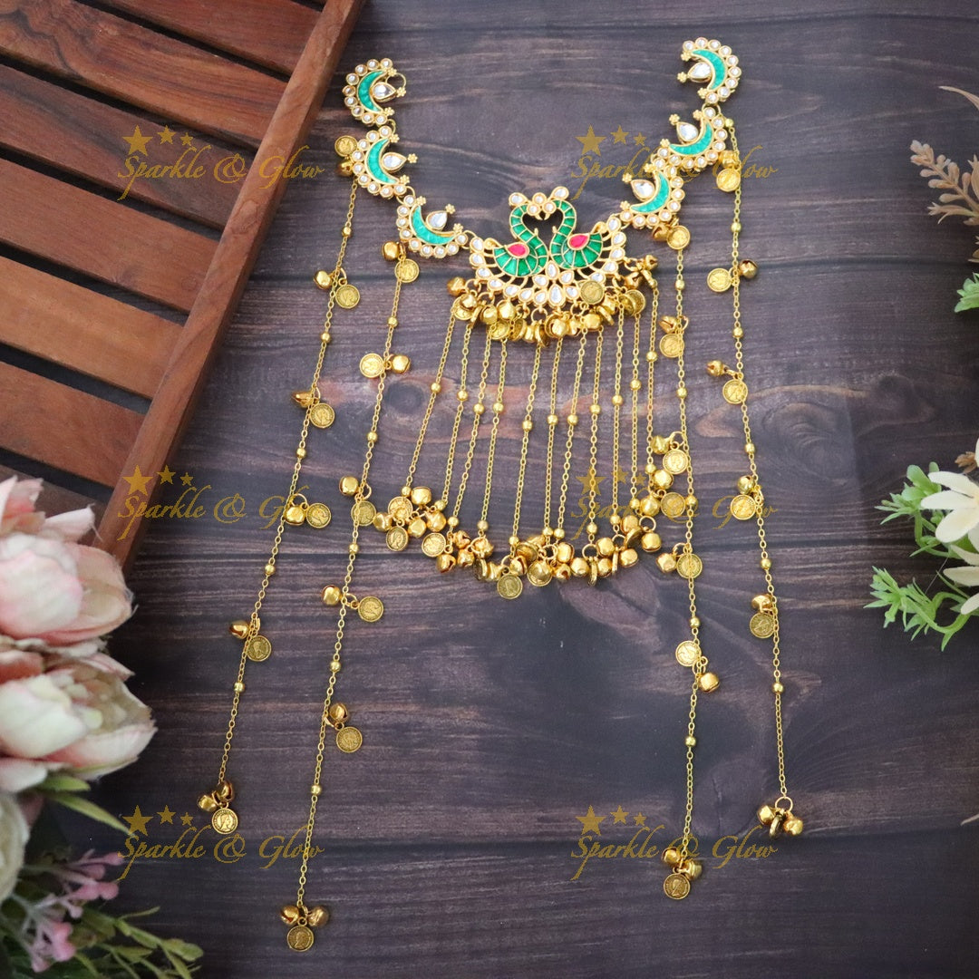 Exquisite Bridal Hair Chain - Traditional Elegance