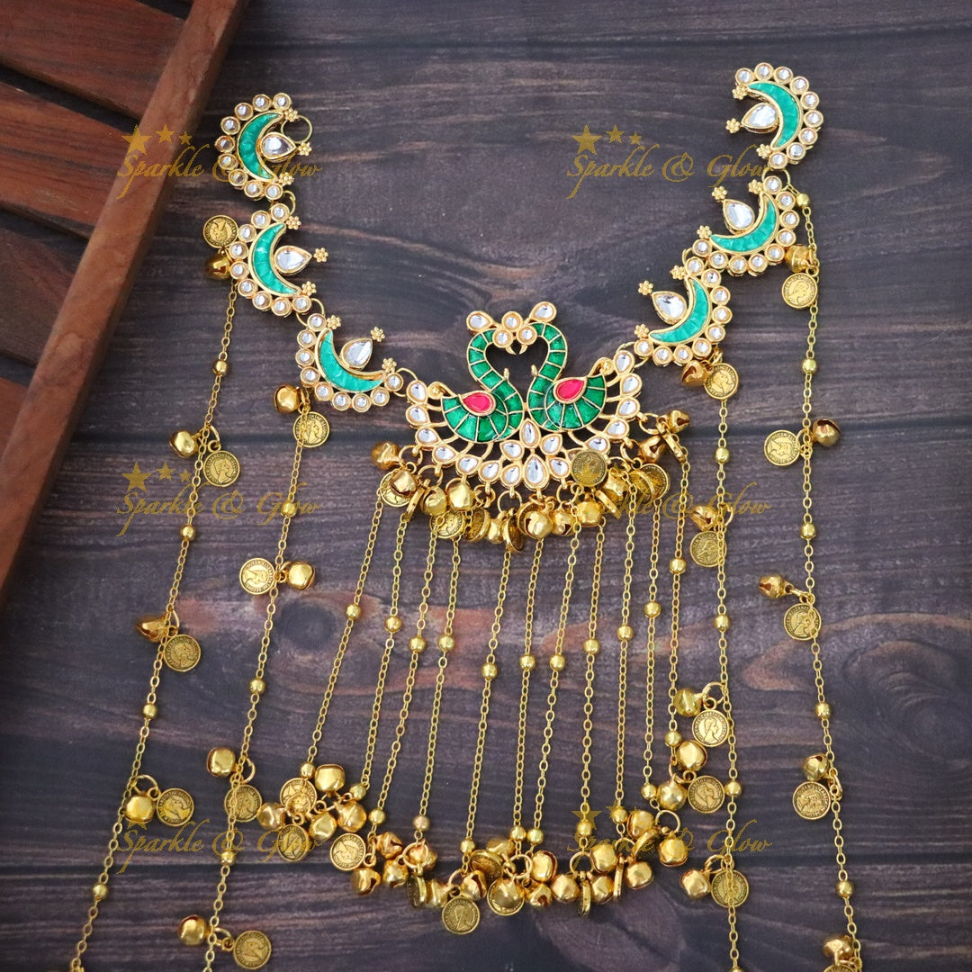Exquisite Bridal Hair Chain - Traditional Elegance