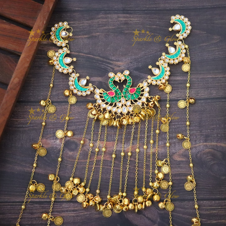Exquisite Bridal Hair Chain - Traditional Elegance