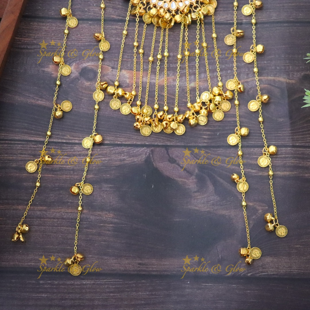 Exquisite Bridal Hair Chain - Traditional Elegance