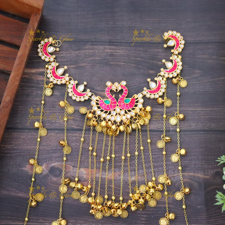 Exquisite Bridal Hair Chain - Traditional Elegance