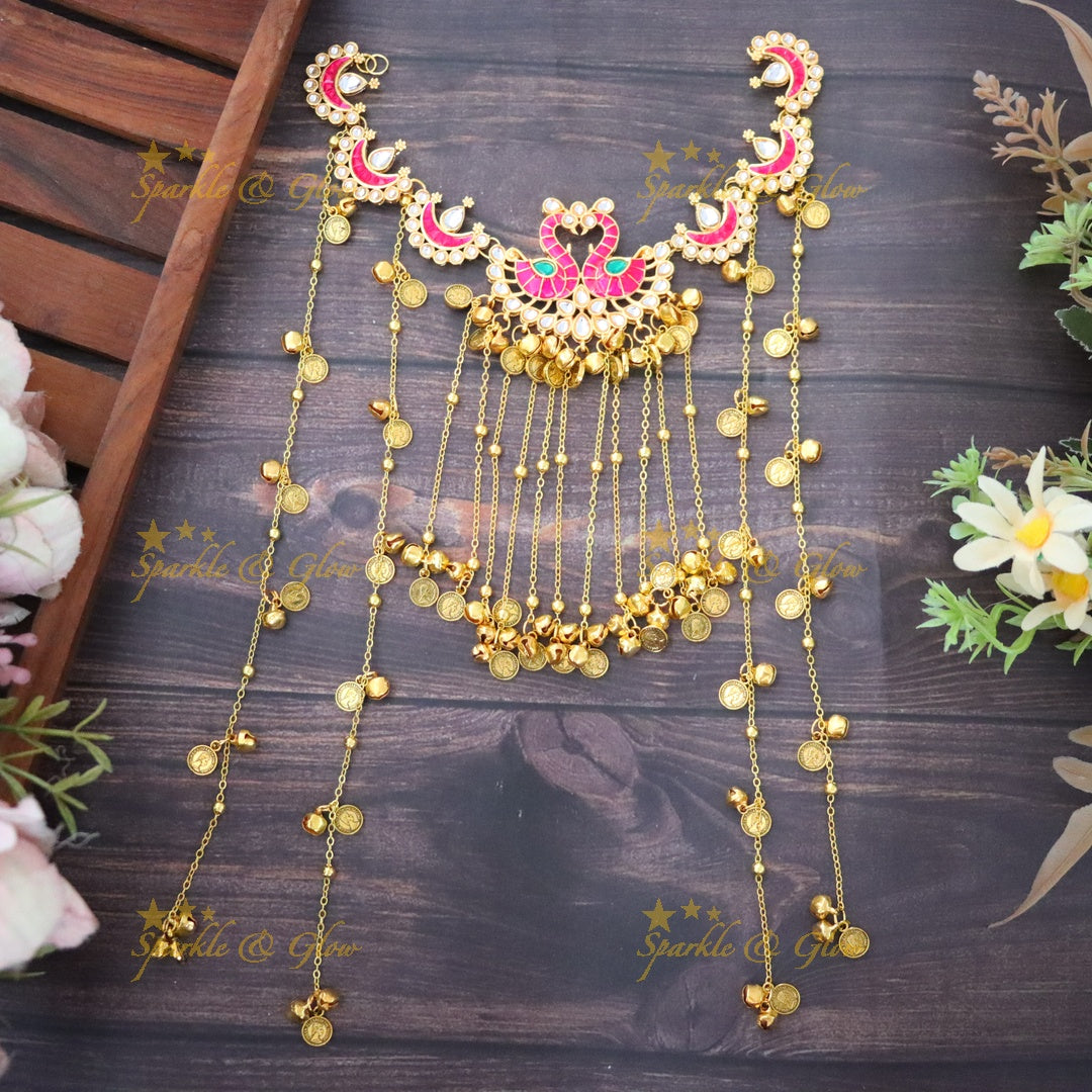 Exquisite Bridal Hair Chain - Traditional Elegance