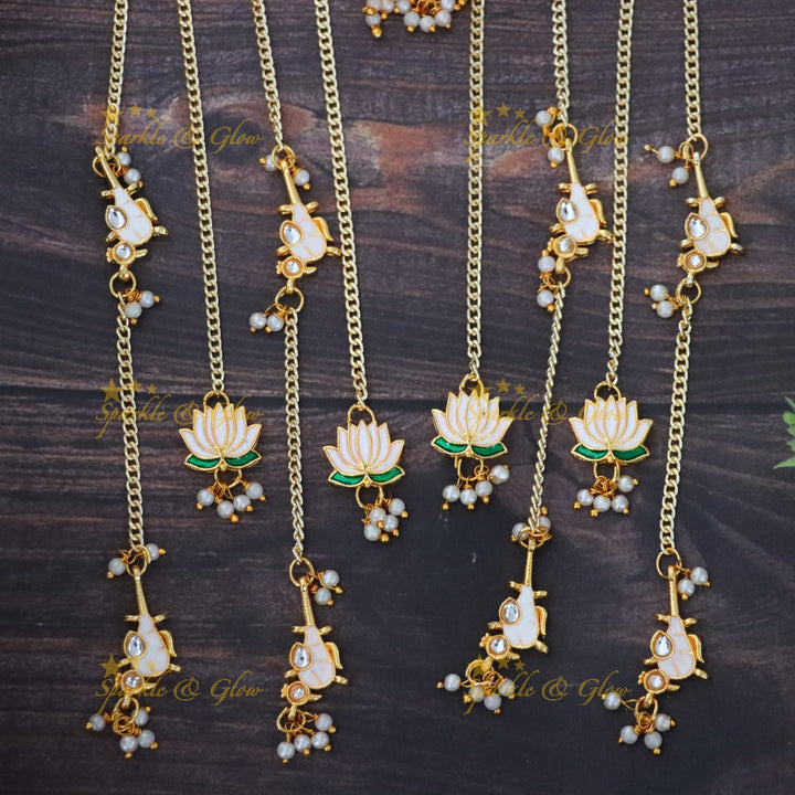 Exquisite Lotus Hair Accessories for Weddings & Festivals