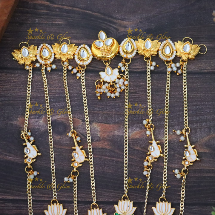 Exquisite Lotus Hair Accessories for Weddings & Festivals