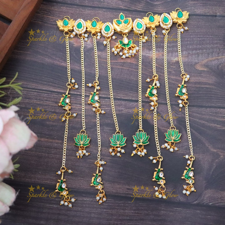 Exquisite Lotus Hair Accessories for Weddings & Festivals