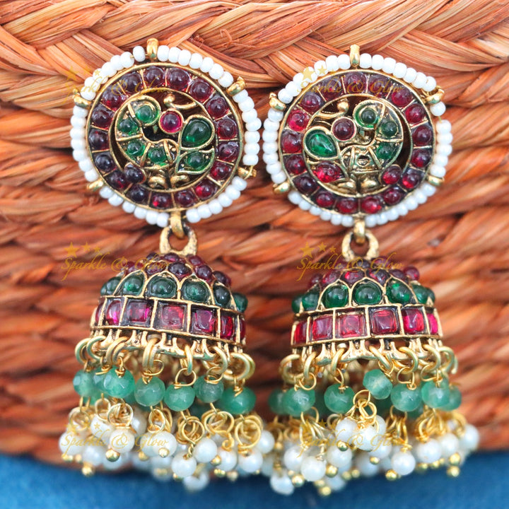 Gold-Alike Jhumka Earrings for Festive Bliss