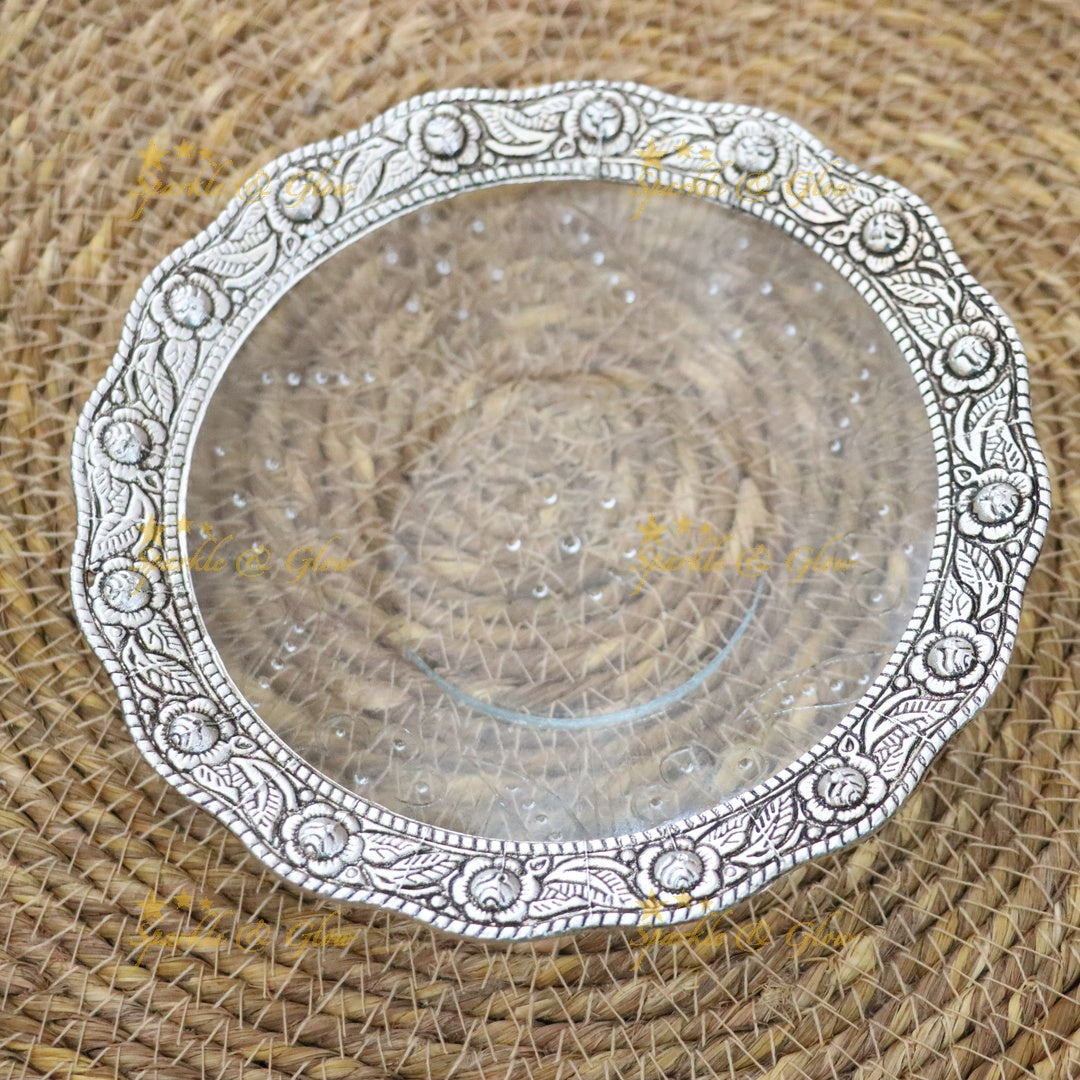 Elegant Silver-Plated Tortoise Return Gift