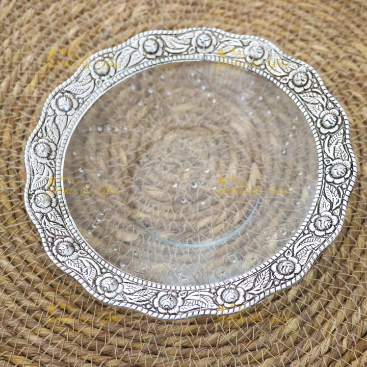 Elegant Silver-Plated Tortoise Return Gift