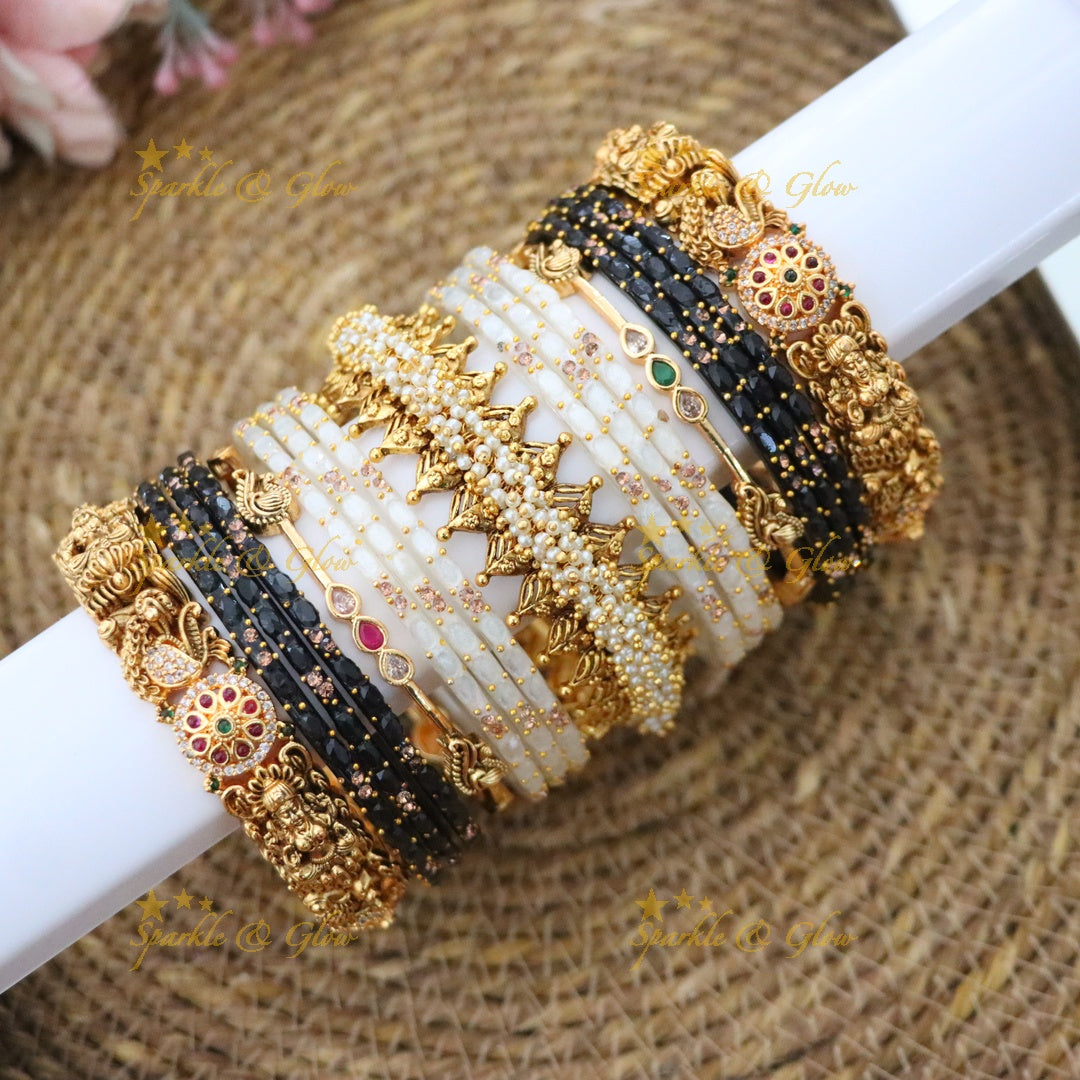 Exquisite Bridal Peacock Lakshmi Bangles Online