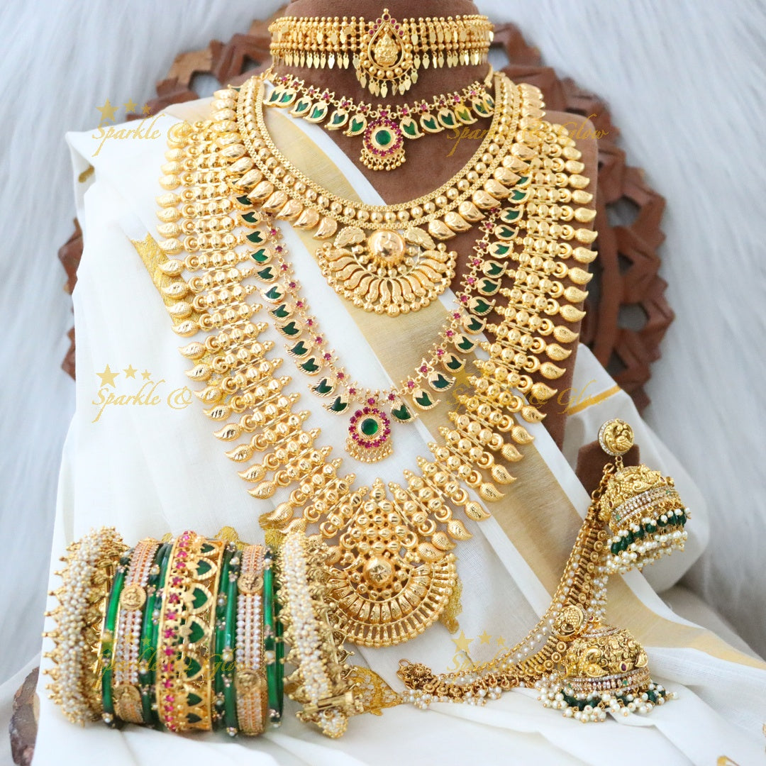 Exquisite Onam Bridal Jewellery Set for Elegance
