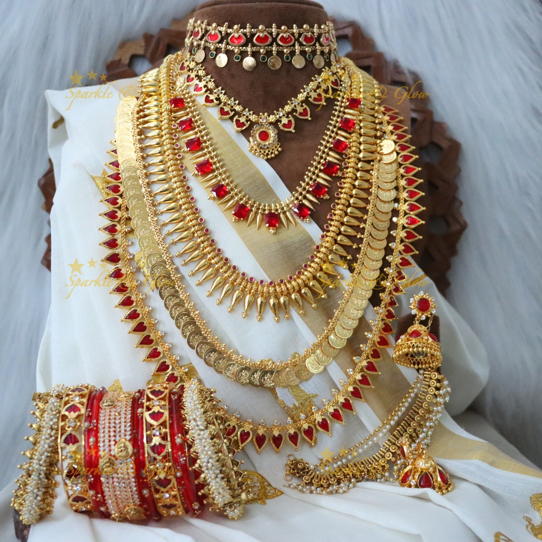 Exquisite Onam Bridal Jewellery Set for Elegant Celebrations