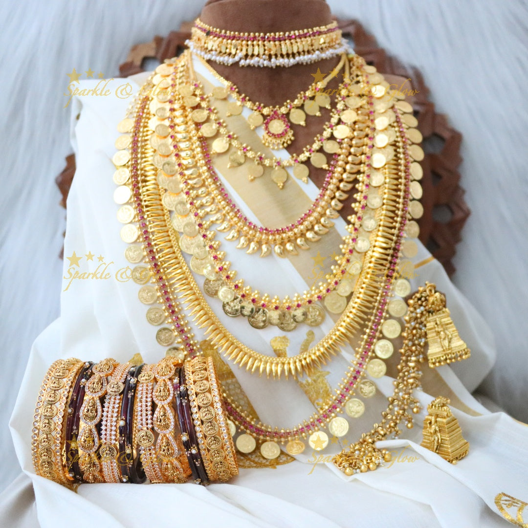 Radiant Onam Bridal Jewellery Set - Premium Elegance