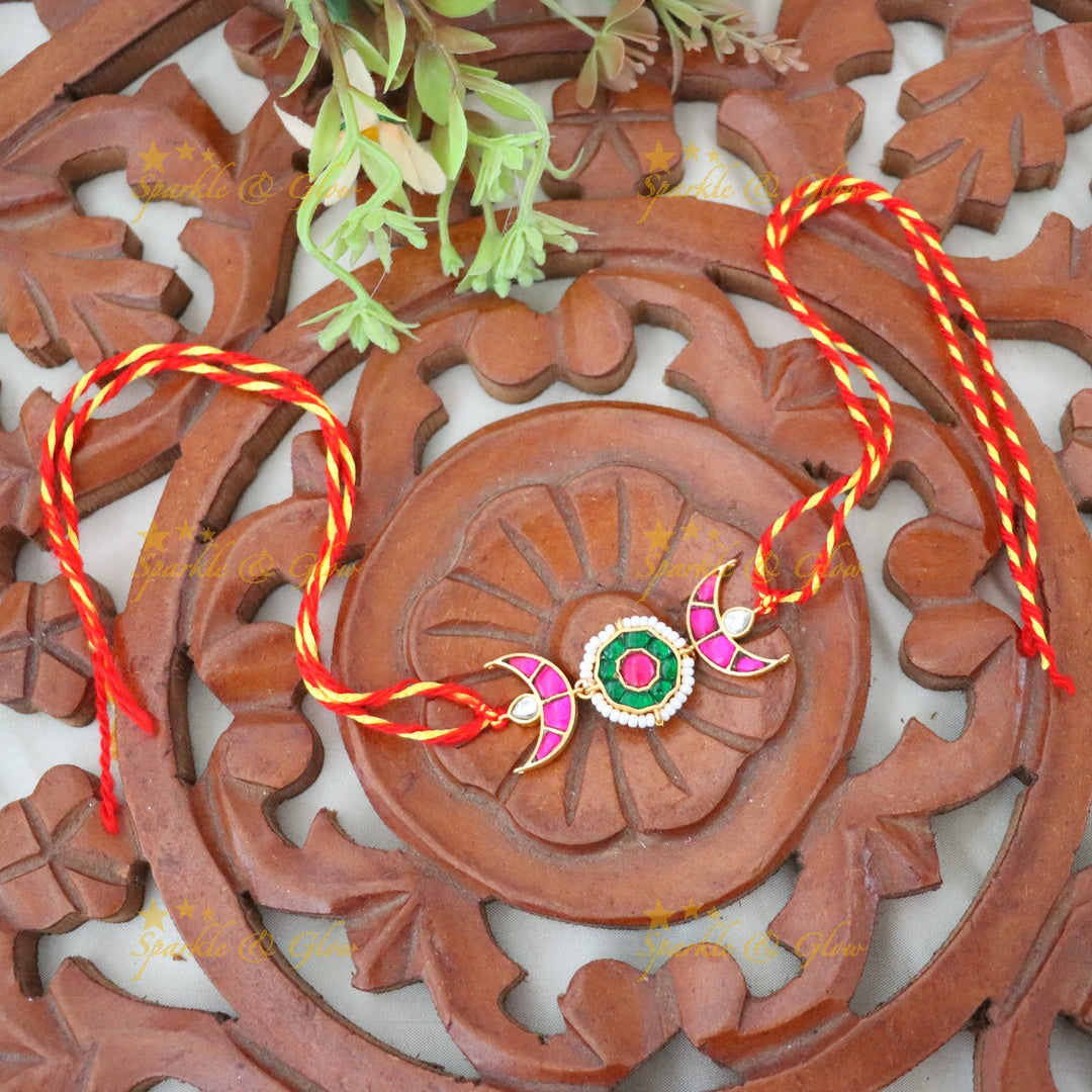 Exquisite Moonstone Rakhi for Festive Celebrations