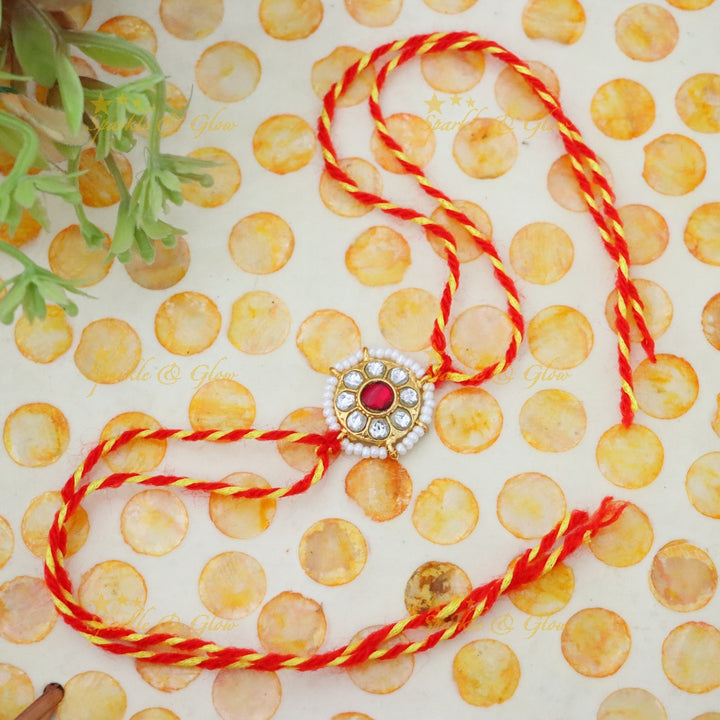 Exquisite Gold Plated Rakhi for Festive Celebrations