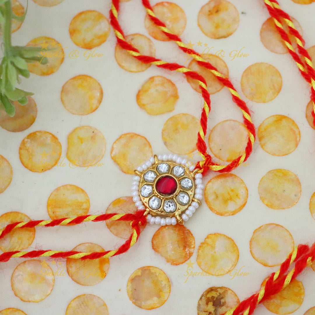 Exquisite Gold Plated Rakhi for Festive Celebrations