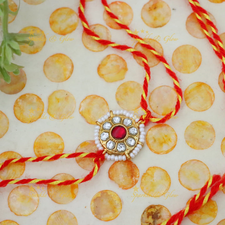 Exquisite Gold Plated Rakhi for Festive Celebrations