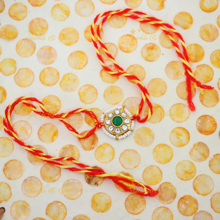 Exquisite Gold Plated Rakhi for Festive Celebrations