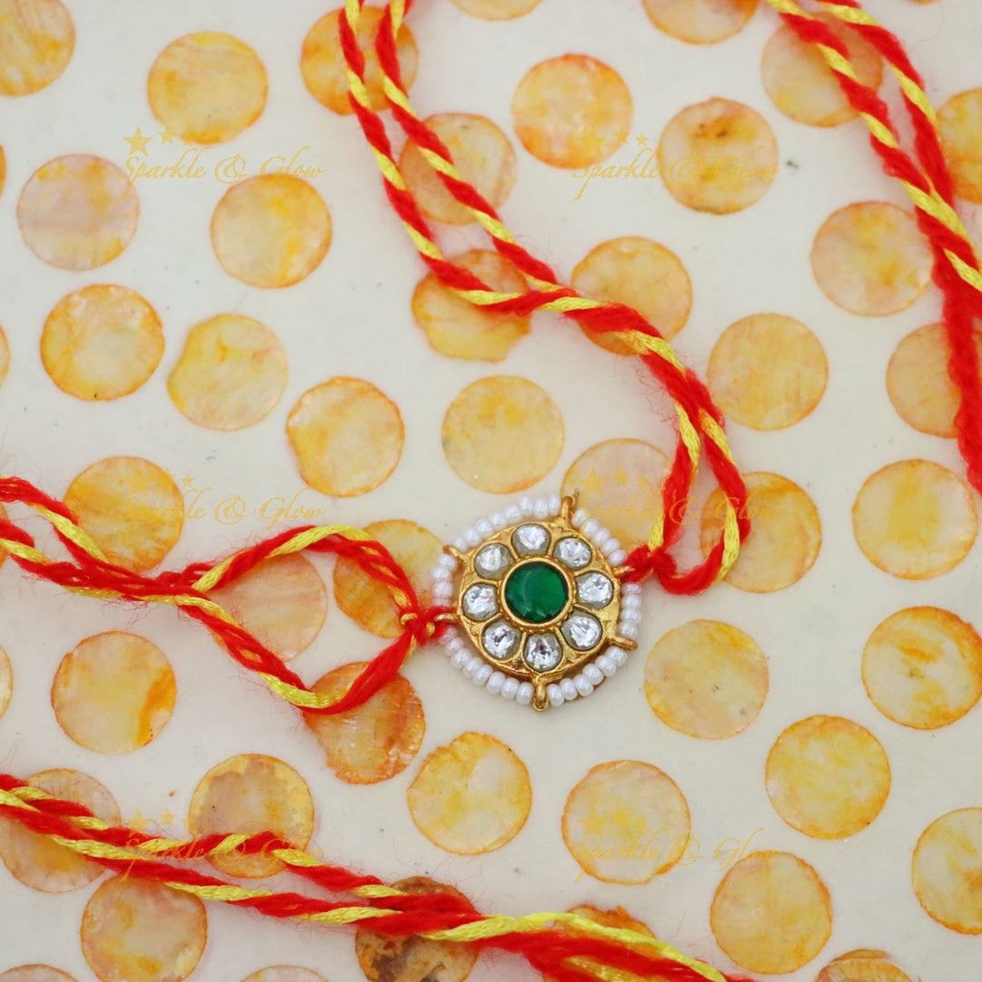 Exquisite Gold Plated Rakhi for Festive Celebrations