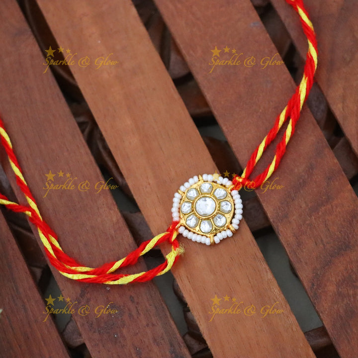 Exquisite Gold Plated Rakhi for Festive Celebrations