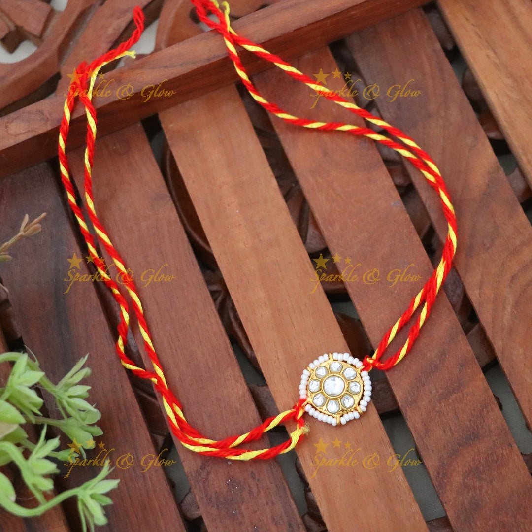 Exquisite Gold Plated Rakhi for Festive Celebrations