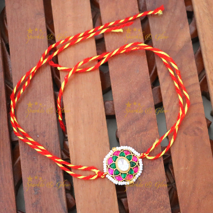 Gemstone Rakhi for Celebrations - Sparkle & Glow