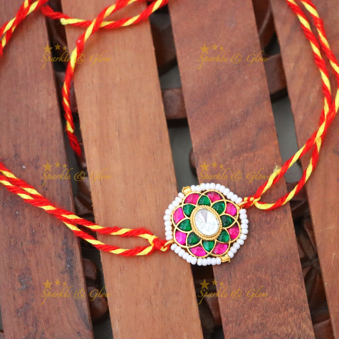 Gemstone Rakhi for Celebrations - Sparkle & Glow