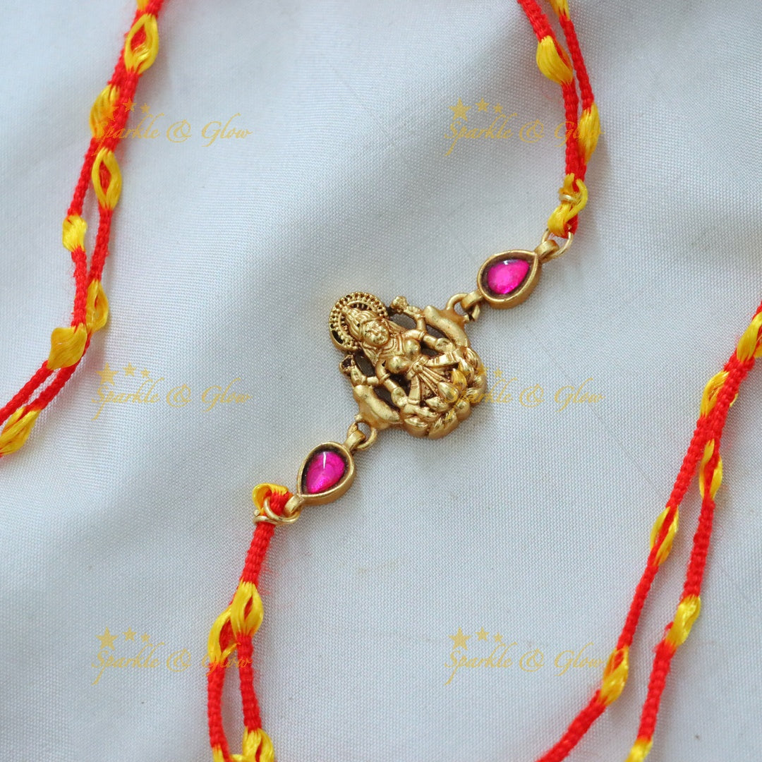 Exquisite Jadau Kundan Rakhi for Celebrations