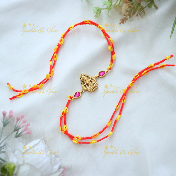 Exquisite Jadau Kundan Rakhi for Celebrations