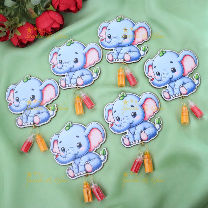 Elegant Elephant Kumkum Holders for Festive Gifts