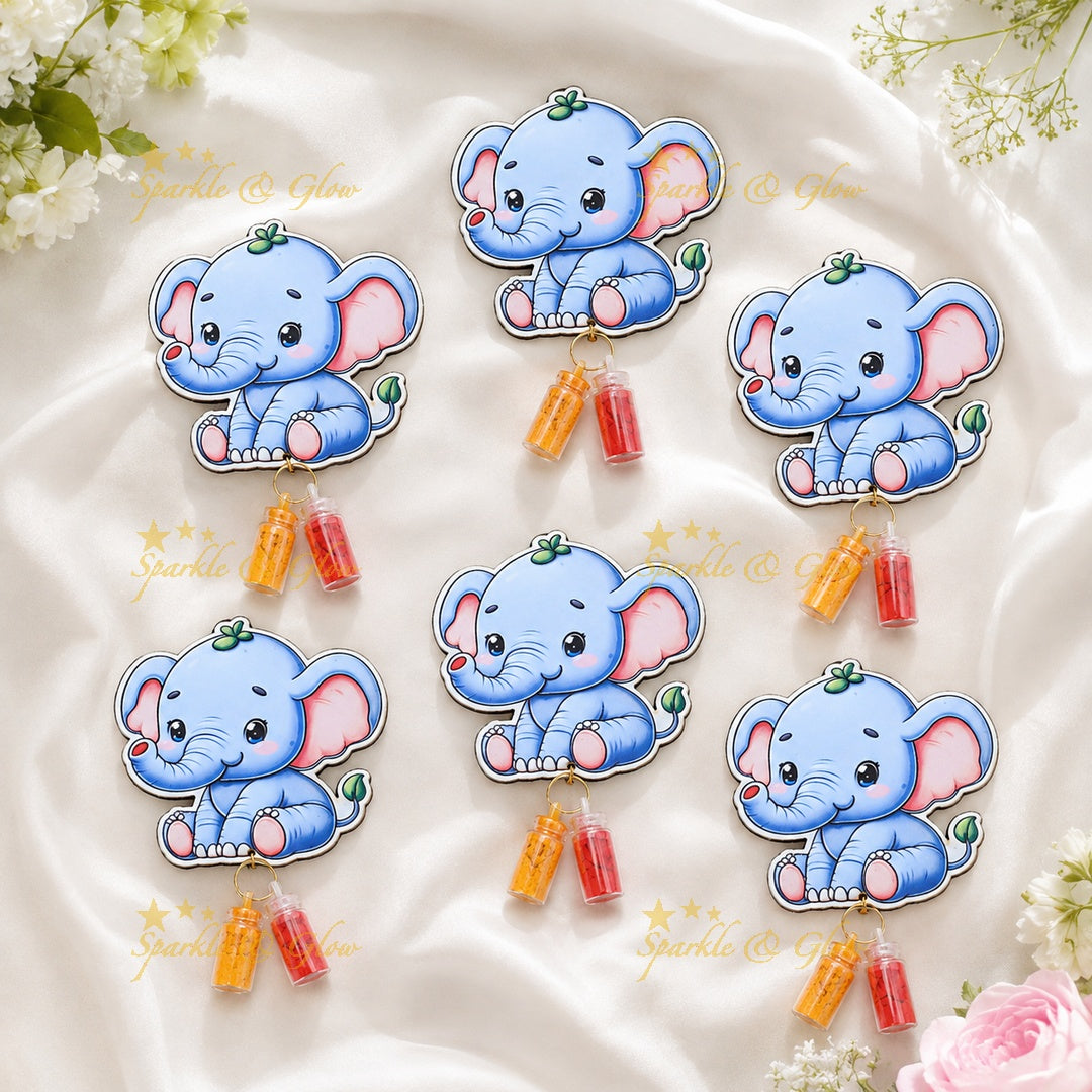 Elegant Elephant Kumkum Holders for Festive Gifts
