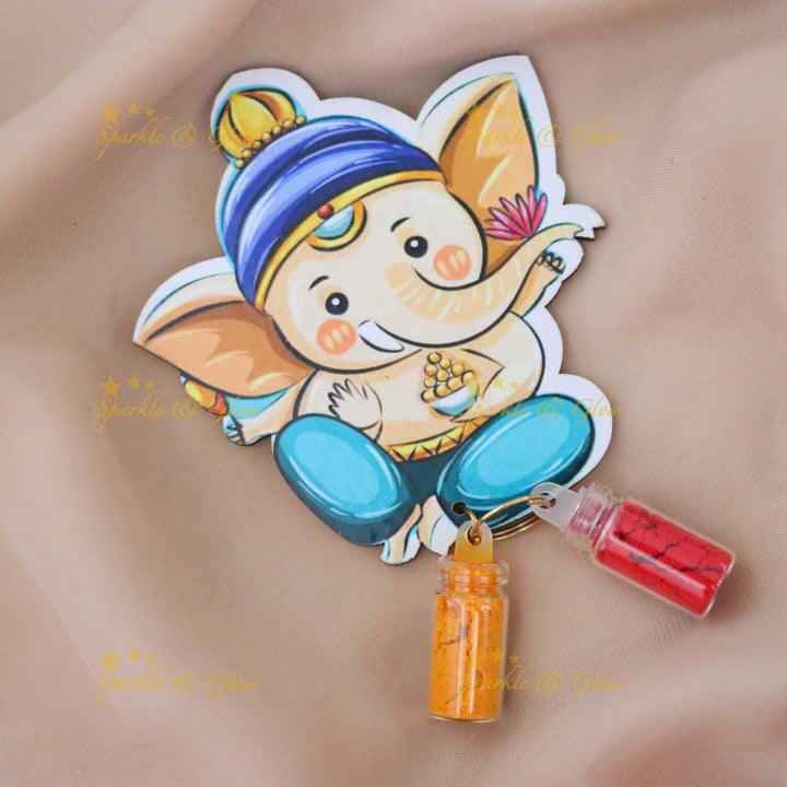Divine Ganesh Kumkum Holders for Festive Return Gifts
