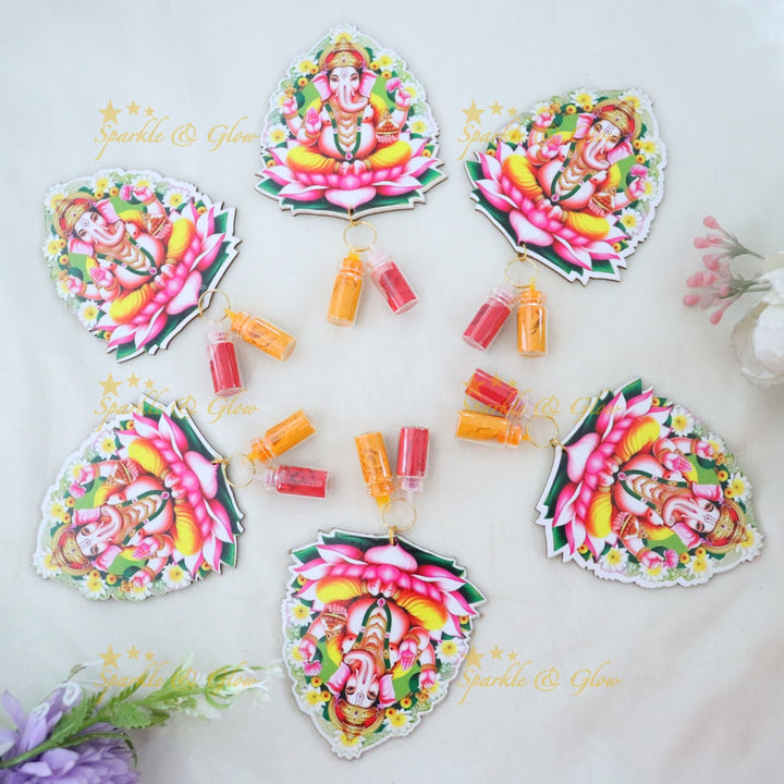 Ganesh Kumkum Holders for Festive Celebrations