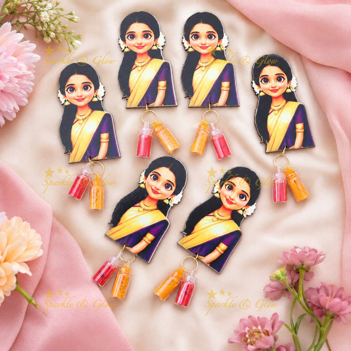 Exquisite Kumkum Earrings - Ideal Festive Return Gifts