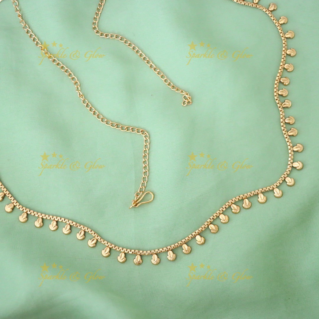 Exquisite Gold Plated Hip Chain for Festive Elegance