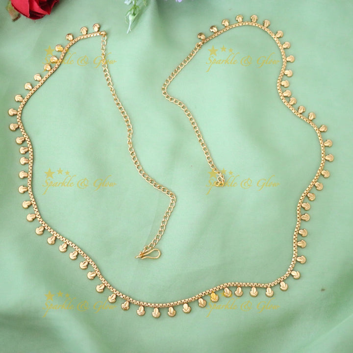 Exquisite Gold Plated Hip Chain for Festive Elegance